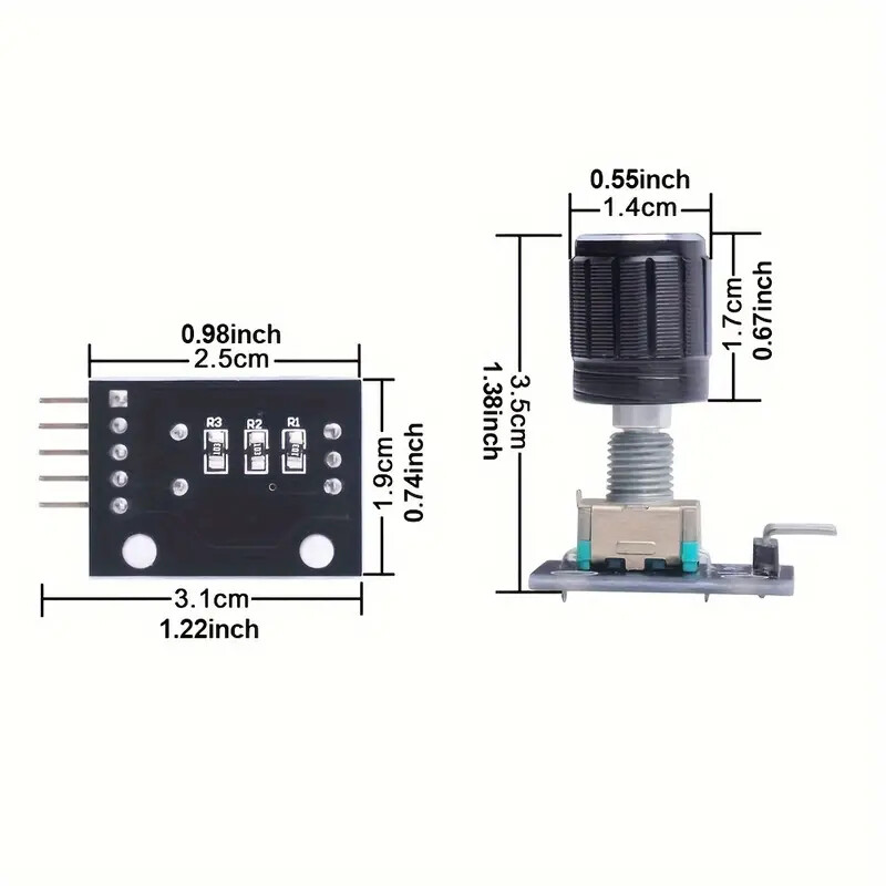 360° Rotary Encoder Module KY-040 Brick Sensor Clickable Switch Arduino ARM PIC