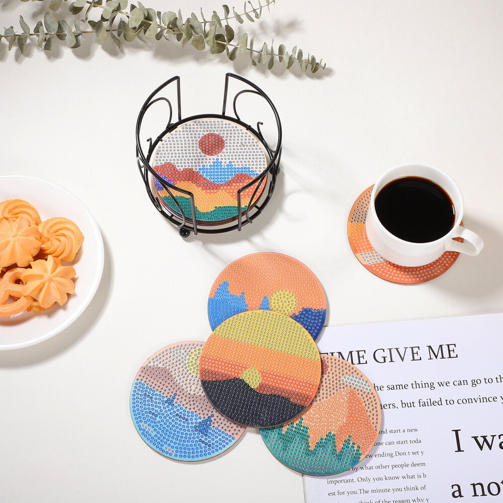 Iron Coaster Holder Iron Frame Coaster Holders Without Coasters Display Stand