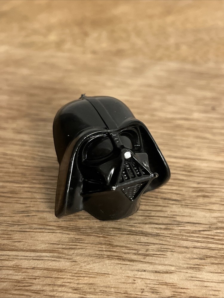 Darth Vader Mask Head Star Wars Plastic Black Ring Size 5-6