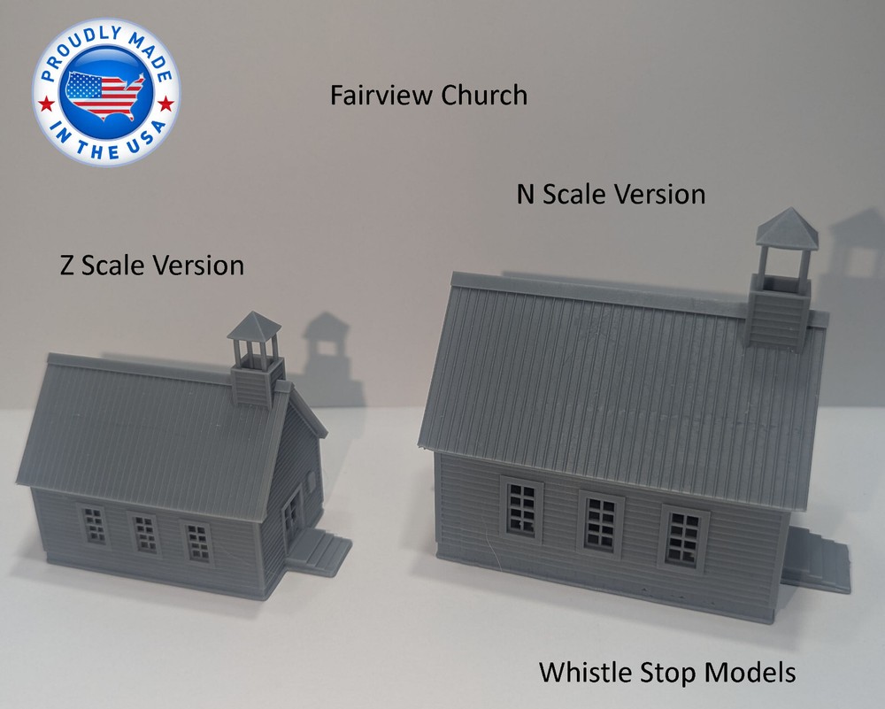 N-Scale Fairview Church