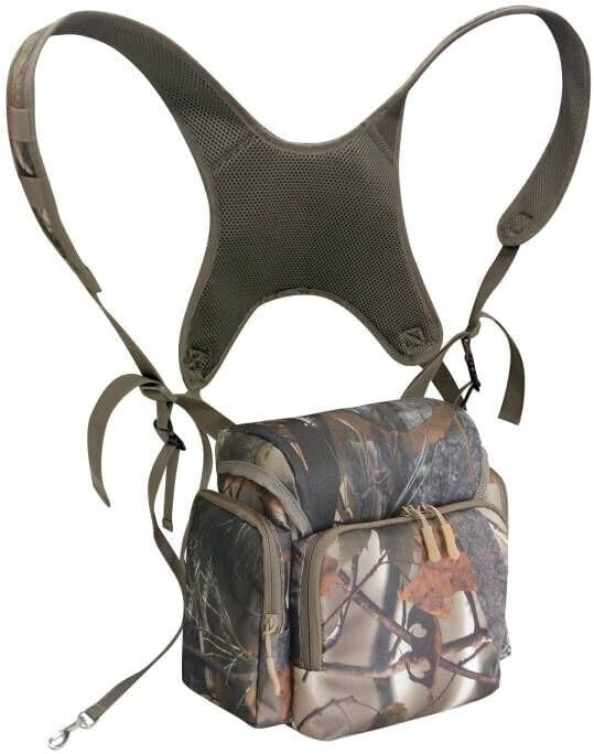 Binocular Harness Chest Pack, Bino Case with Rangefinder Pouch Binocular Harness