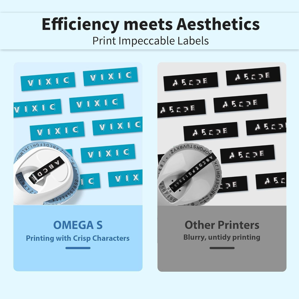 Phomemo Embossing Label Maker with 5 Label Tapes | Organizer Xpress, Pro Lab