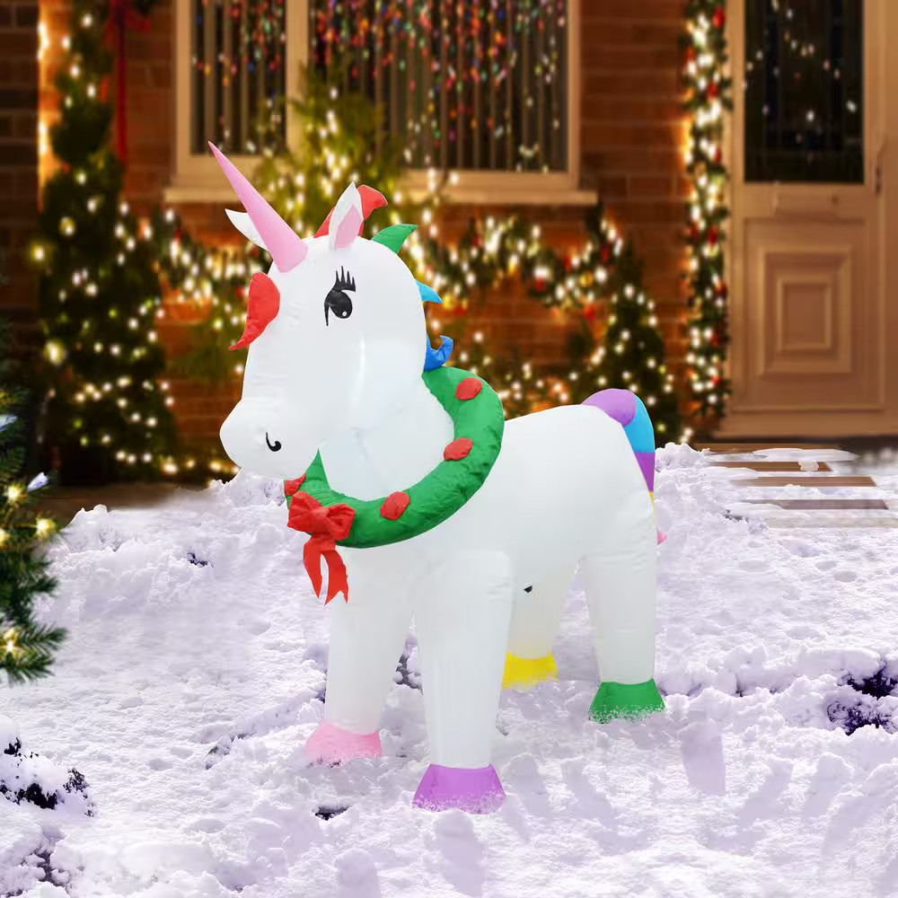 4 Ft. Unicorn Inflatable
