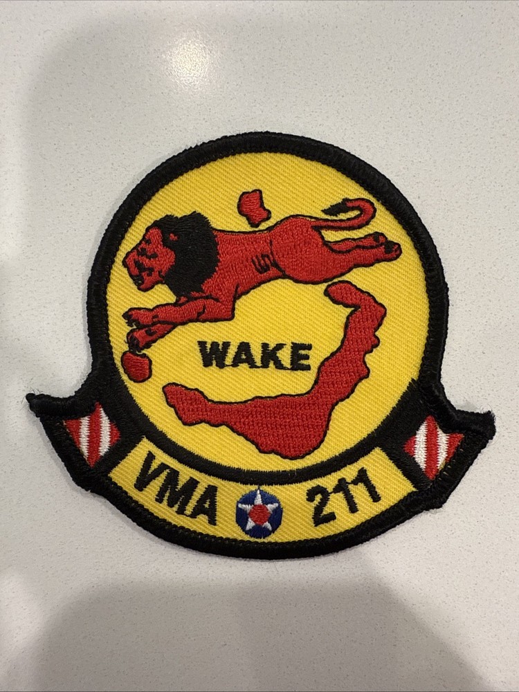 USMC Marines Squadron Patch: VMA-211 Wake Island Patch