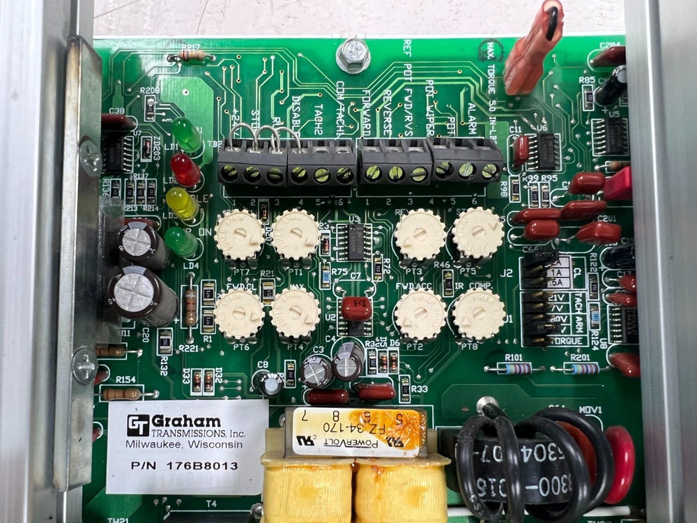 👀 GRAHAM TRANSMISSIONS DRIVE SPEED TORQUE CONTROLLER 176B8013