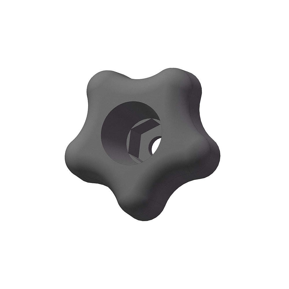 INNOVATIVE COMPONENTS GNH4-HEX5S2---- Hand Knob,Through Hole, 3GEN8