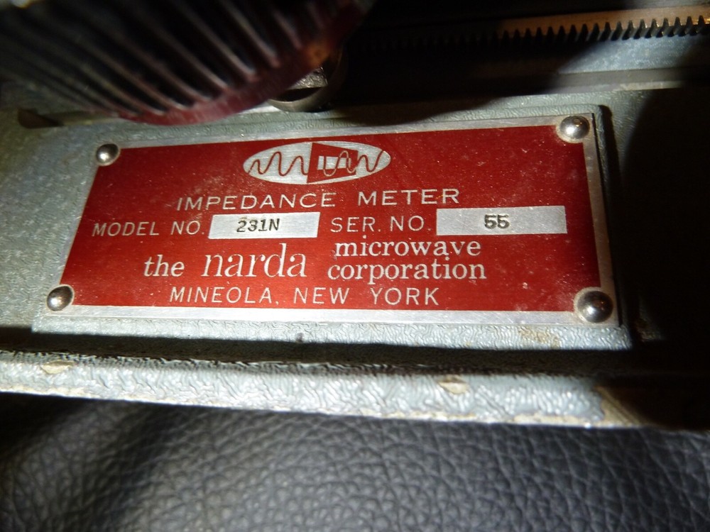 Microwave Impedance Meter Narda model 231N