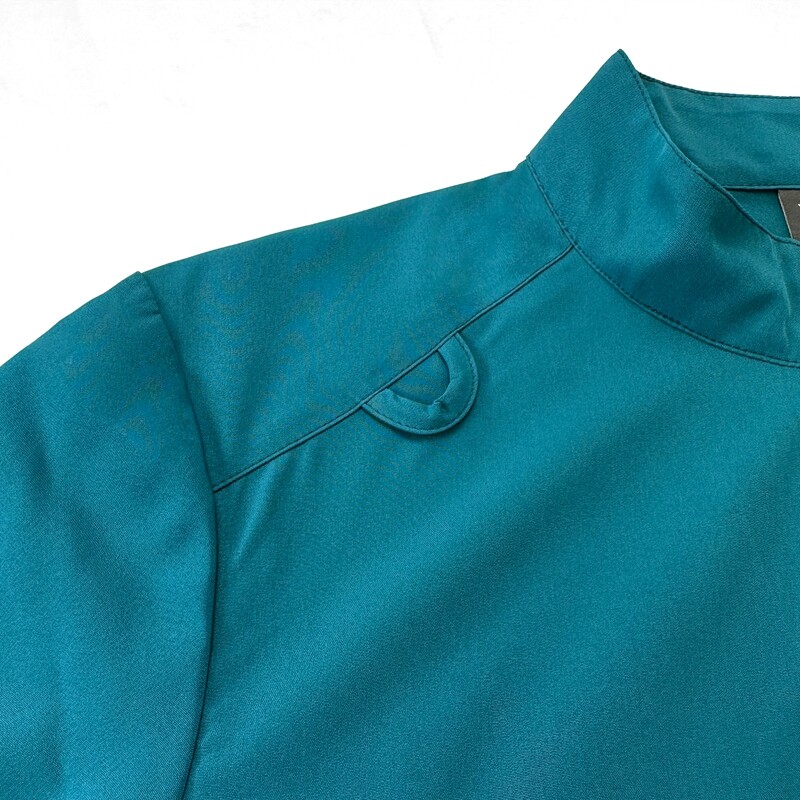 NiaaHinn Scrub Set Women Nurse Uniform Stretch Stand-Up Collar Straight Leg Pant