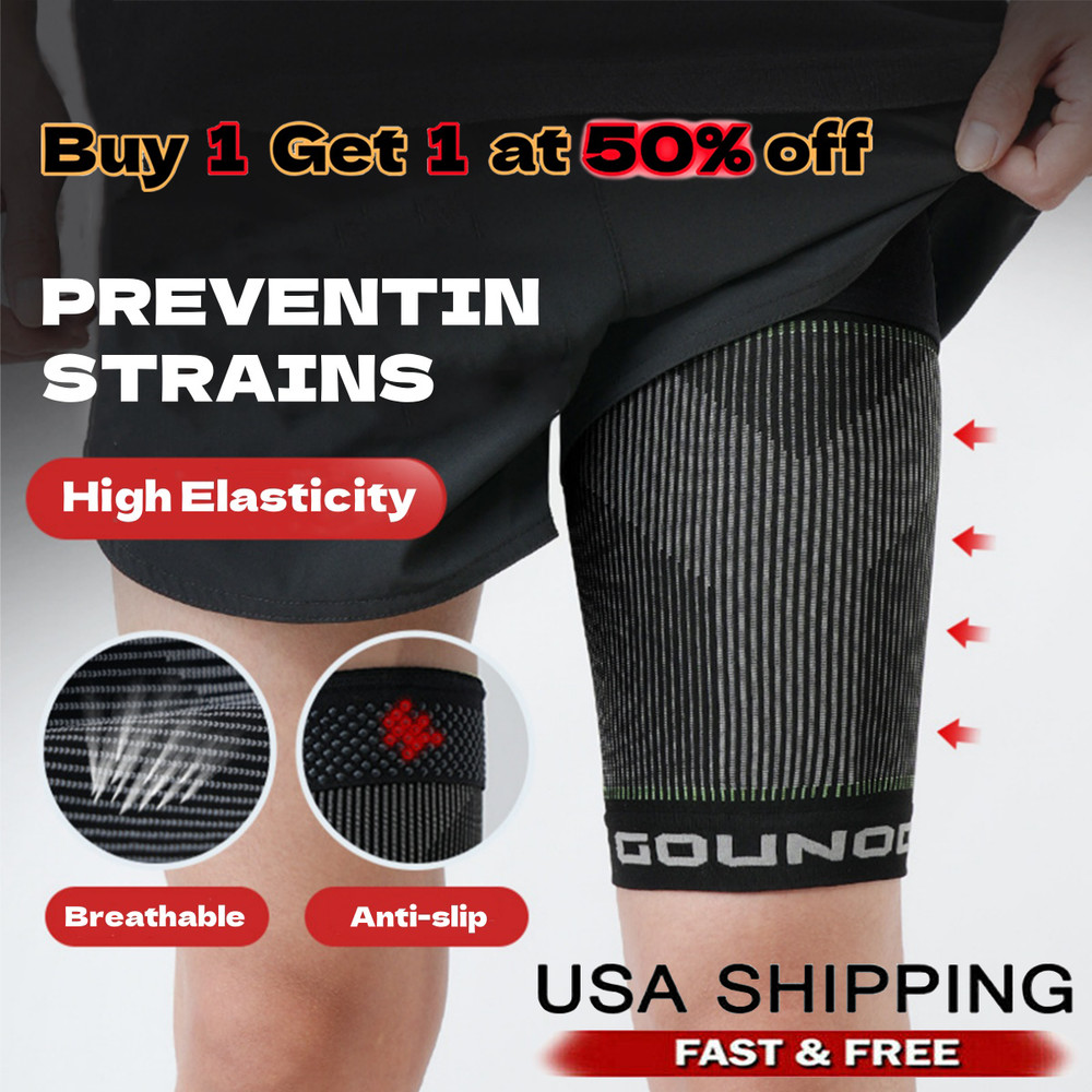 Compression Brace Leg Support Hip Sciatica Nerve Pain Relief Thigh Hamstring Gym