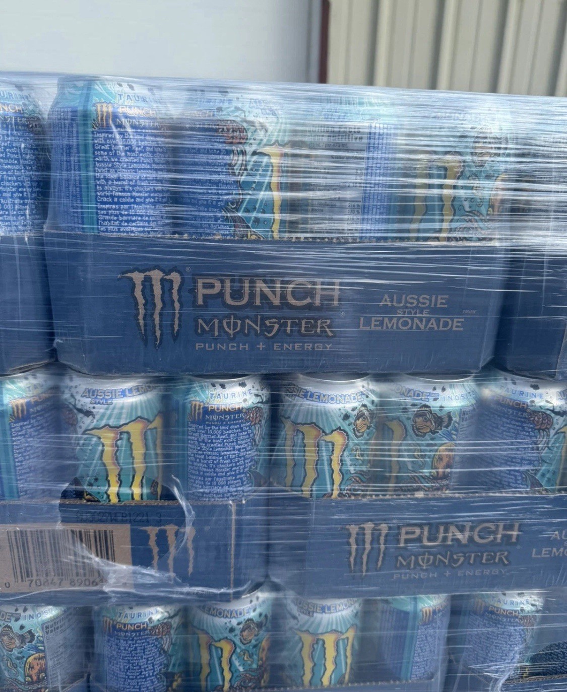 Monster Energy + Juice Aussie Style Lemonade 16 Fl Oz Cans Case (24 Pack)