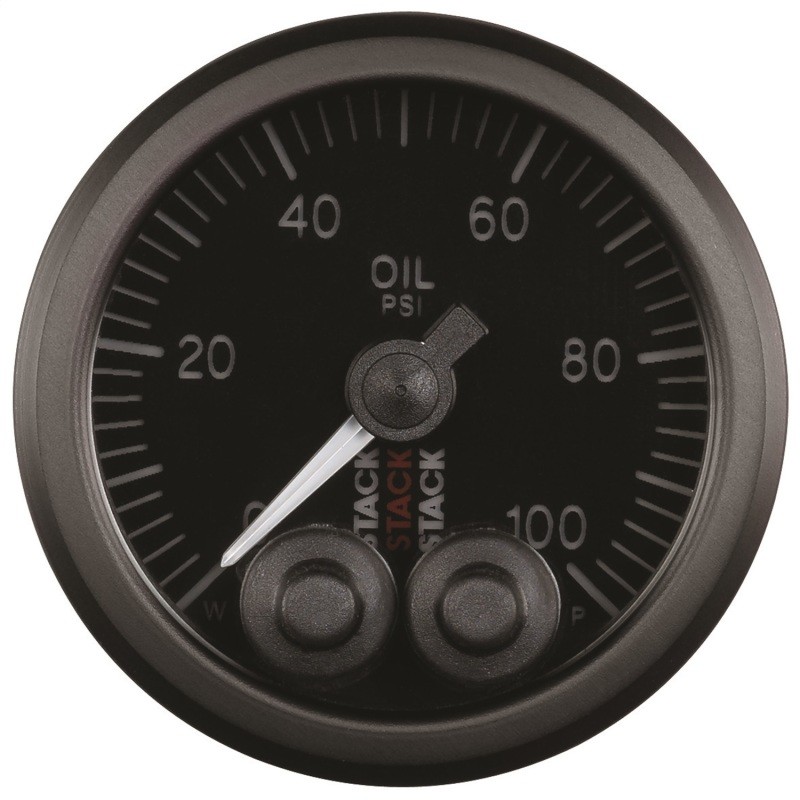 AutoMeter Stack Instruments Pro Control For 52mm 0-100 PSI Oil Pressure Gauge -