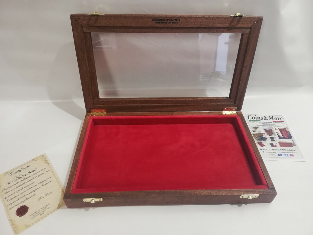 Wood Display Case For Knives Coins