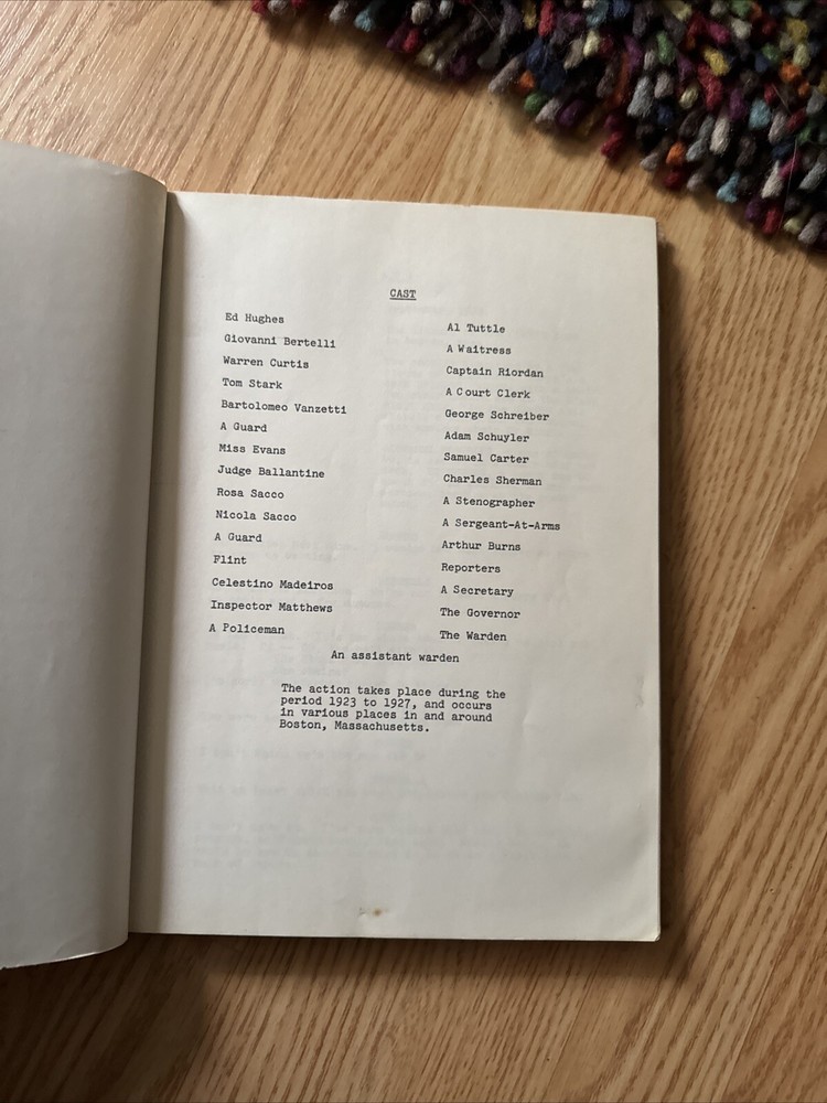 The Advocate Robert Noah broadway play made movie Script Screenplay