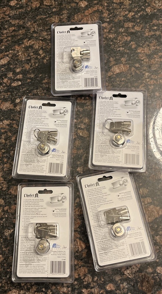 X5 Chalet Cylinder Lock Designed For High Security Latching Systems New