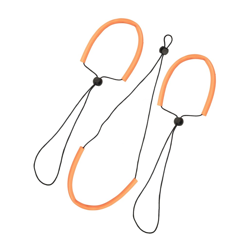 Scuba Diving Adjustable Wrist Lanyard 3-Pack Bundle, Orange