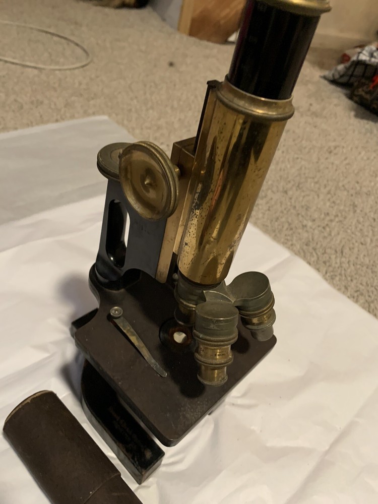 early 1900s bausch and lomb optical microscope