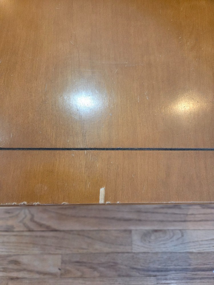 Mid century modern two-tier corner table table
