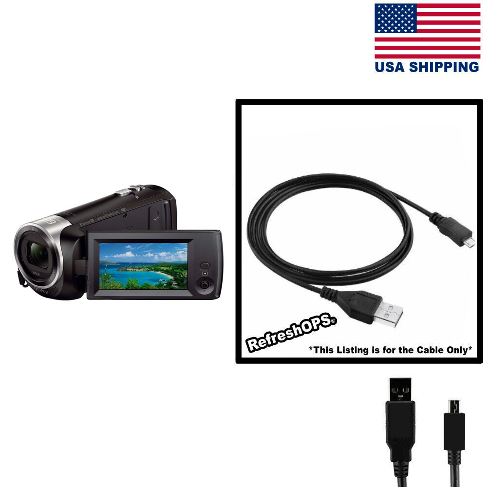 Sony HDR-CX440 Digital Camera USB Cable Transfer Cord Replacement