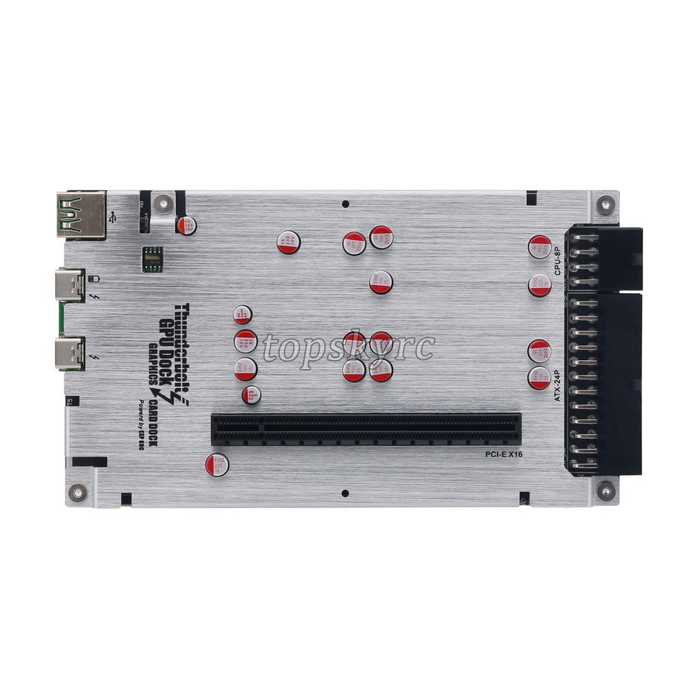 TH3P4G3 GPU Dock ATX Power Supply Case for Thunderbolt-Compatible 3/4