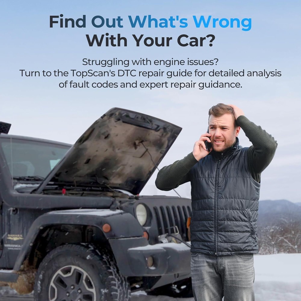 2024 TOPDON TOPSCAN PRO Bluetooth OBD2 Diagnostic Tool Active Test