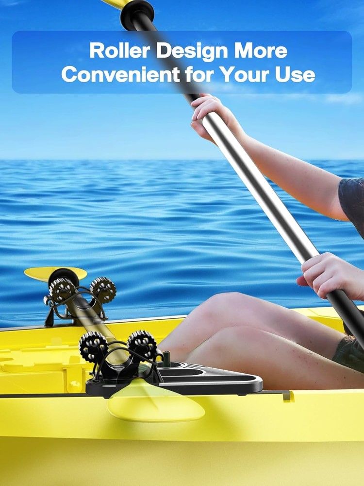 Doubleheader with Dual Kayak Paddle Holder, Holder Large, Black