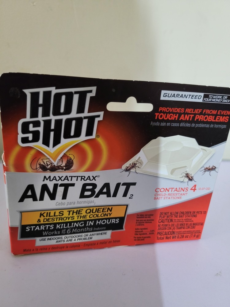 4ct Hot Shot MAXATTRAX Ant Bait trap