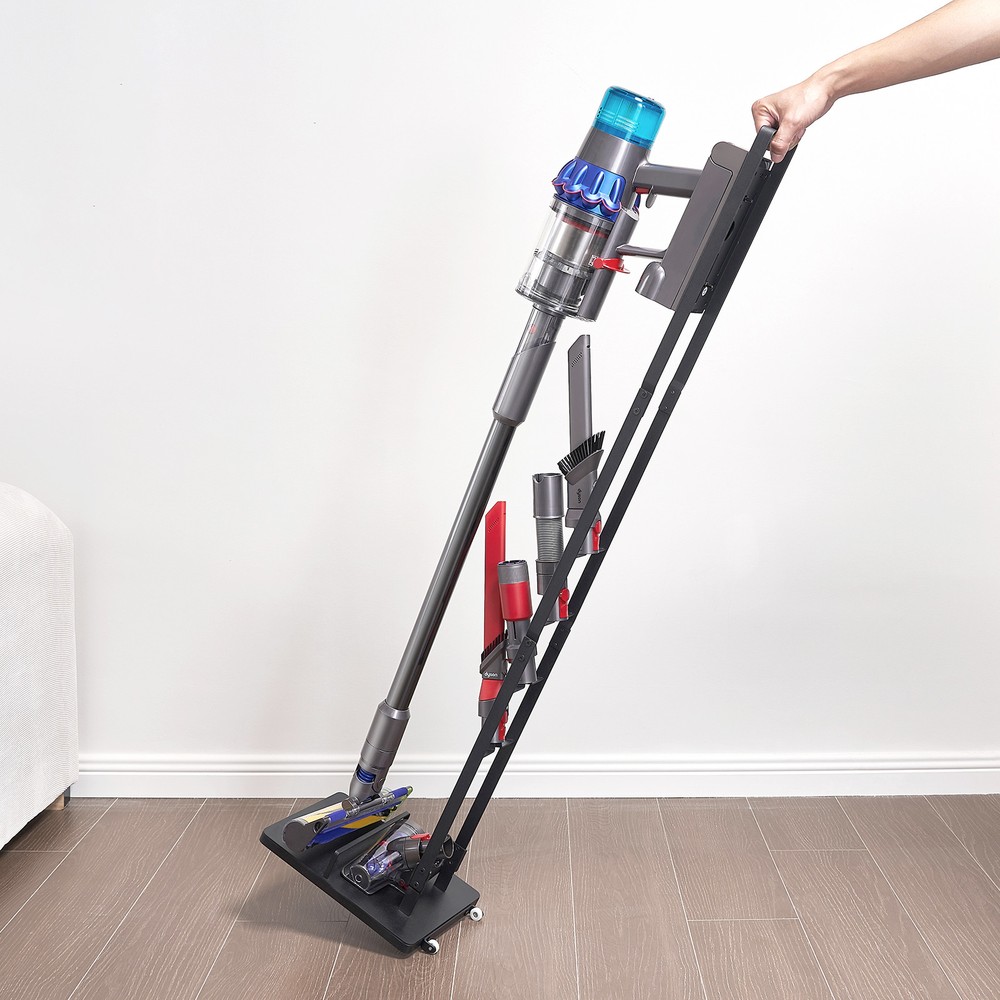 VEVOR Vacuum Stand for Dyson Multi-Models Stable Storage Bracket Holder Wheels