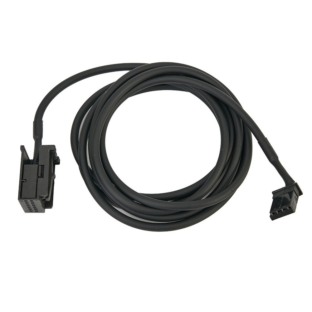 AUX USB Interface Panel Cable Adapter And Socket USB2.0 Black Cable For