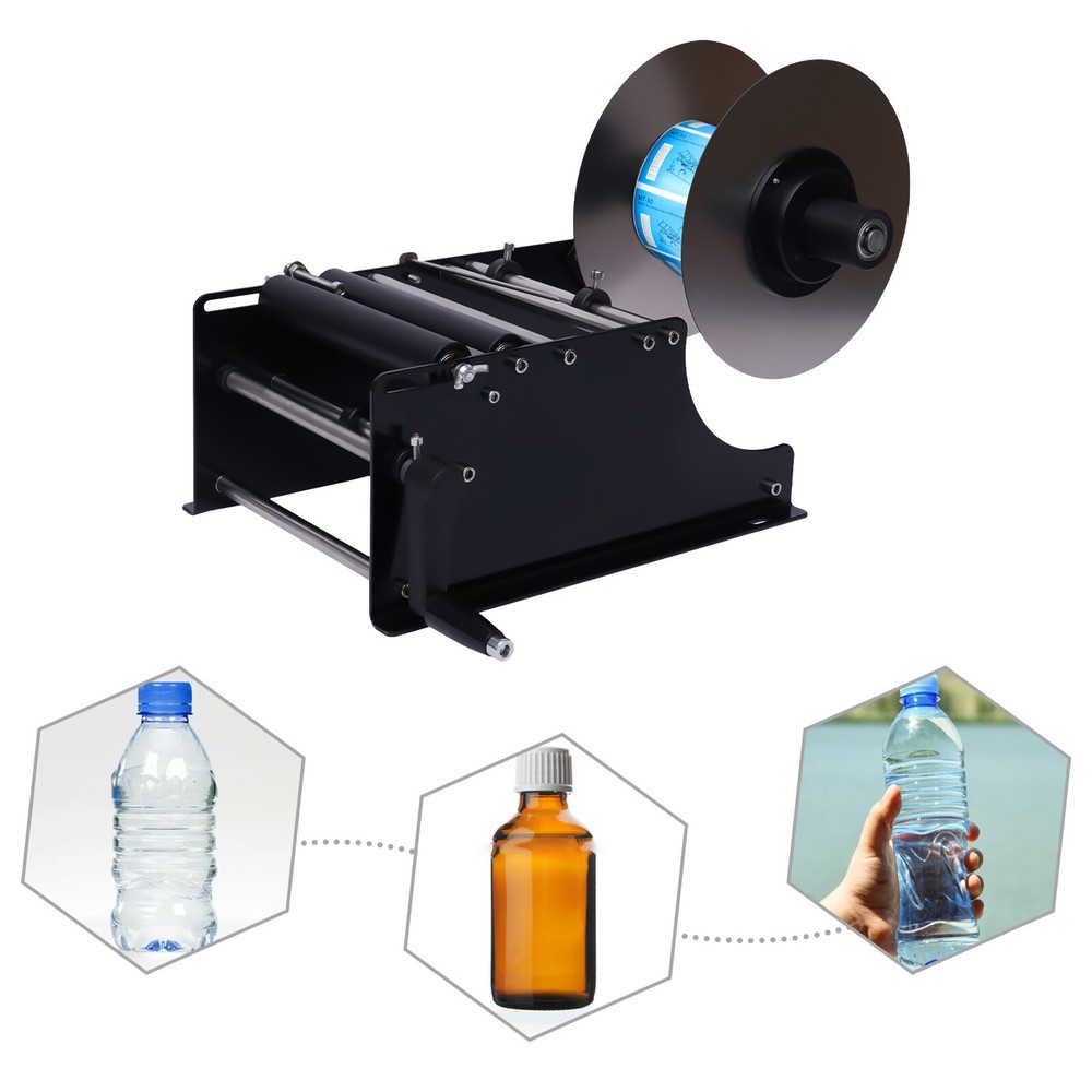 US Semi automatic Round Bottle Labeling Machine Labeler Machine MT 30