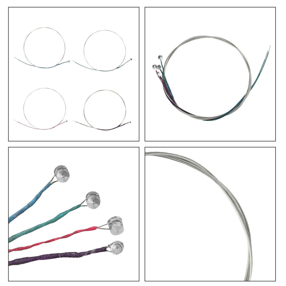 3/4 4/4 Violin Strings Set Replacement Steel Strings E A D G Fiddle String C2D1