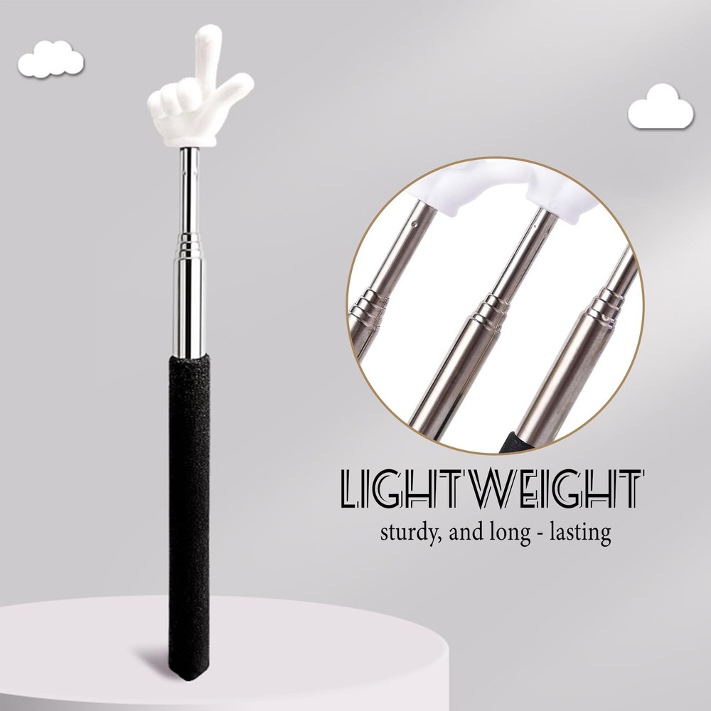 Pointer Finger Stick, Finger Teacher Pointer Stick for Classroom Hand Pointer