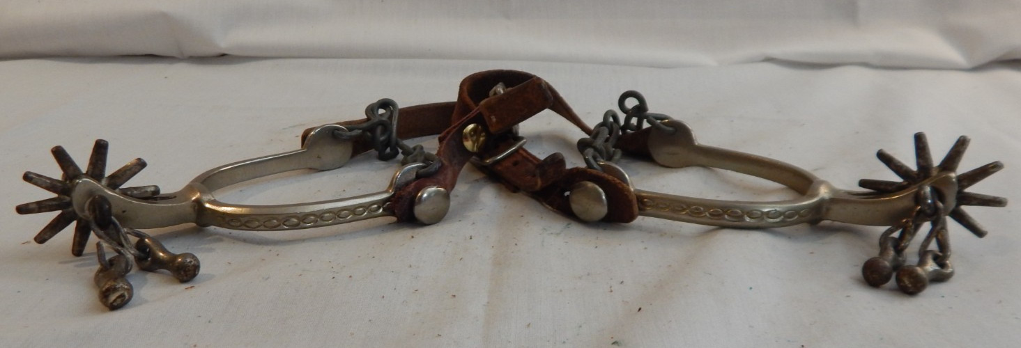 Jingle Western Cowboy Spurs - J.Q.M.D. 1941 JB Strap - 137