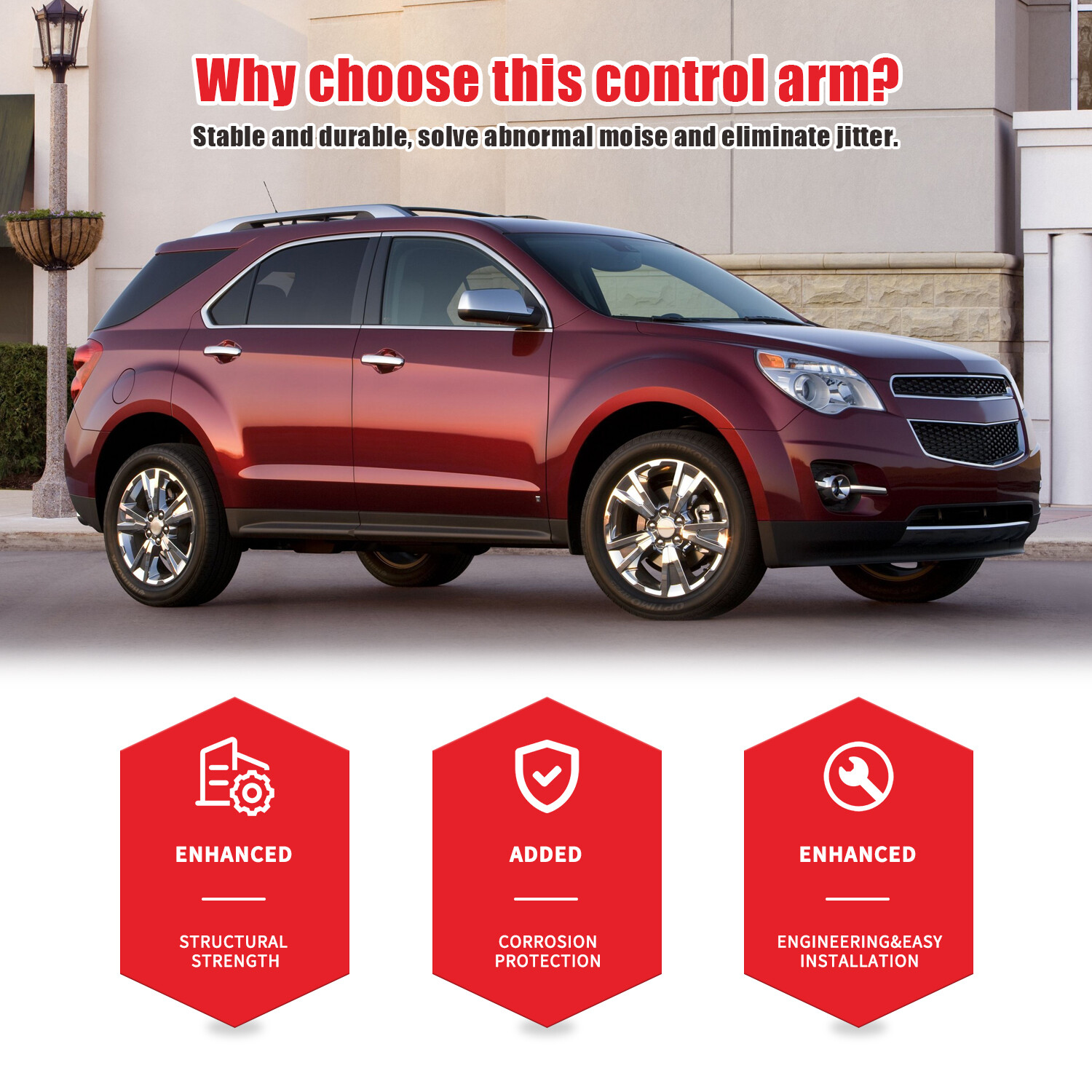 2Pcs Front Lower Control Arm Ball Joint For Chevy Equinox 2010-2017 GMC Terrain