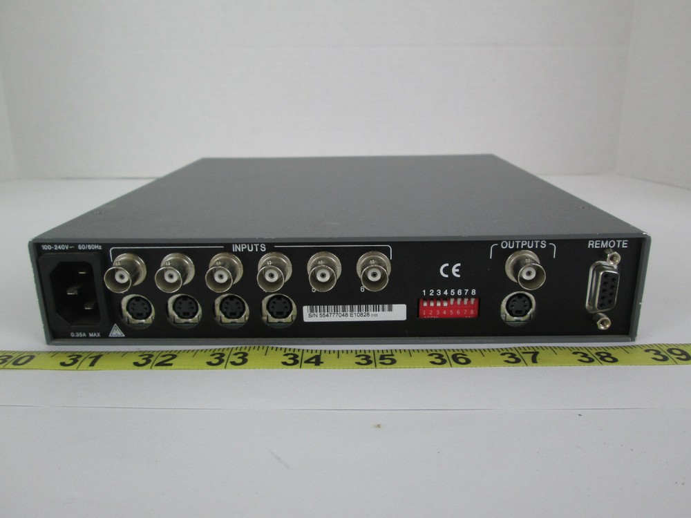 Extron YC Separator Switcher YCS SW6 MX Computer Composite S-Video Six Input