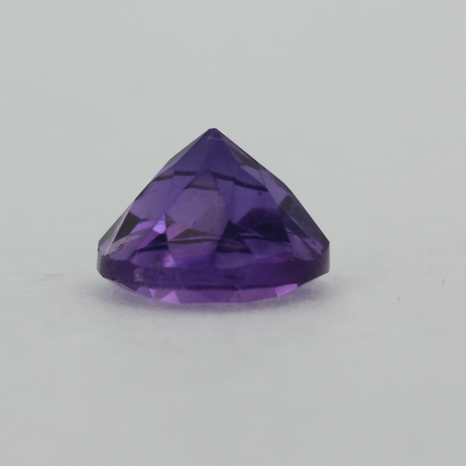 Loose Round Cut Genuine Natural Amethyst Stone Single Purple Birthstone Shape