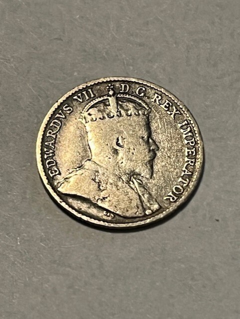1910 Canada 5 Cents/Silver VG+ #13115