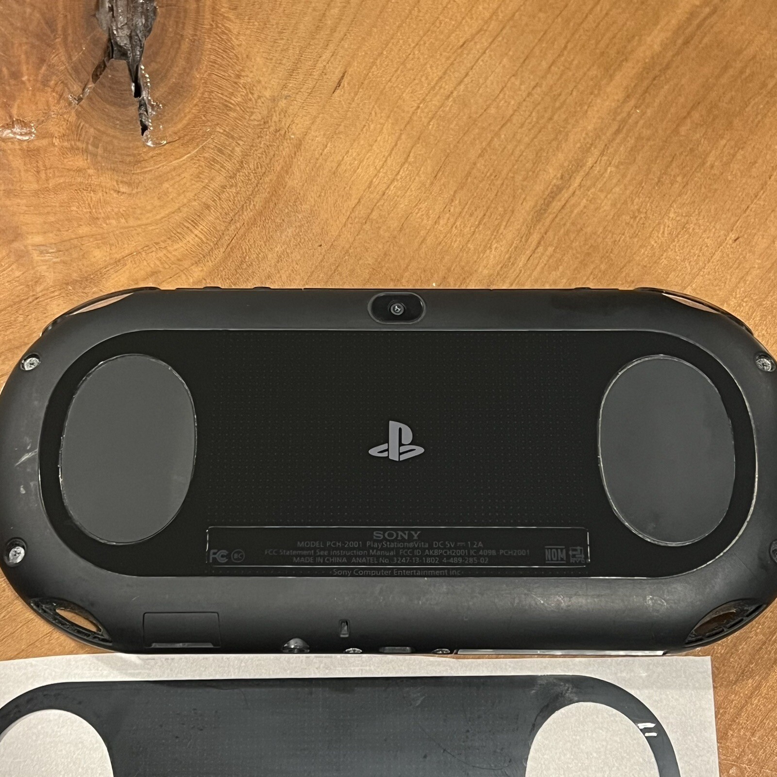 Black PlayStation PS Vita Slim 2000 Rear Touchpad Label Sticker Replacement