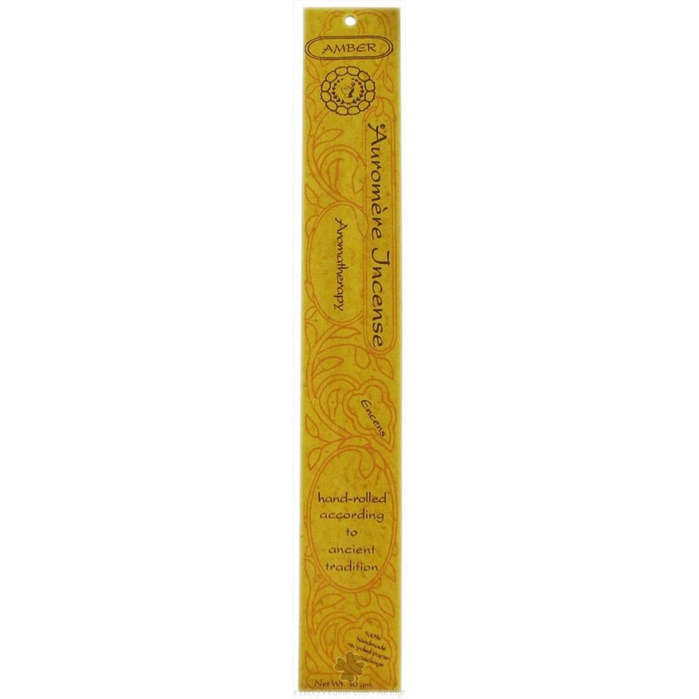 Auromere Aromatherapy Incense Amber 3 Pack
