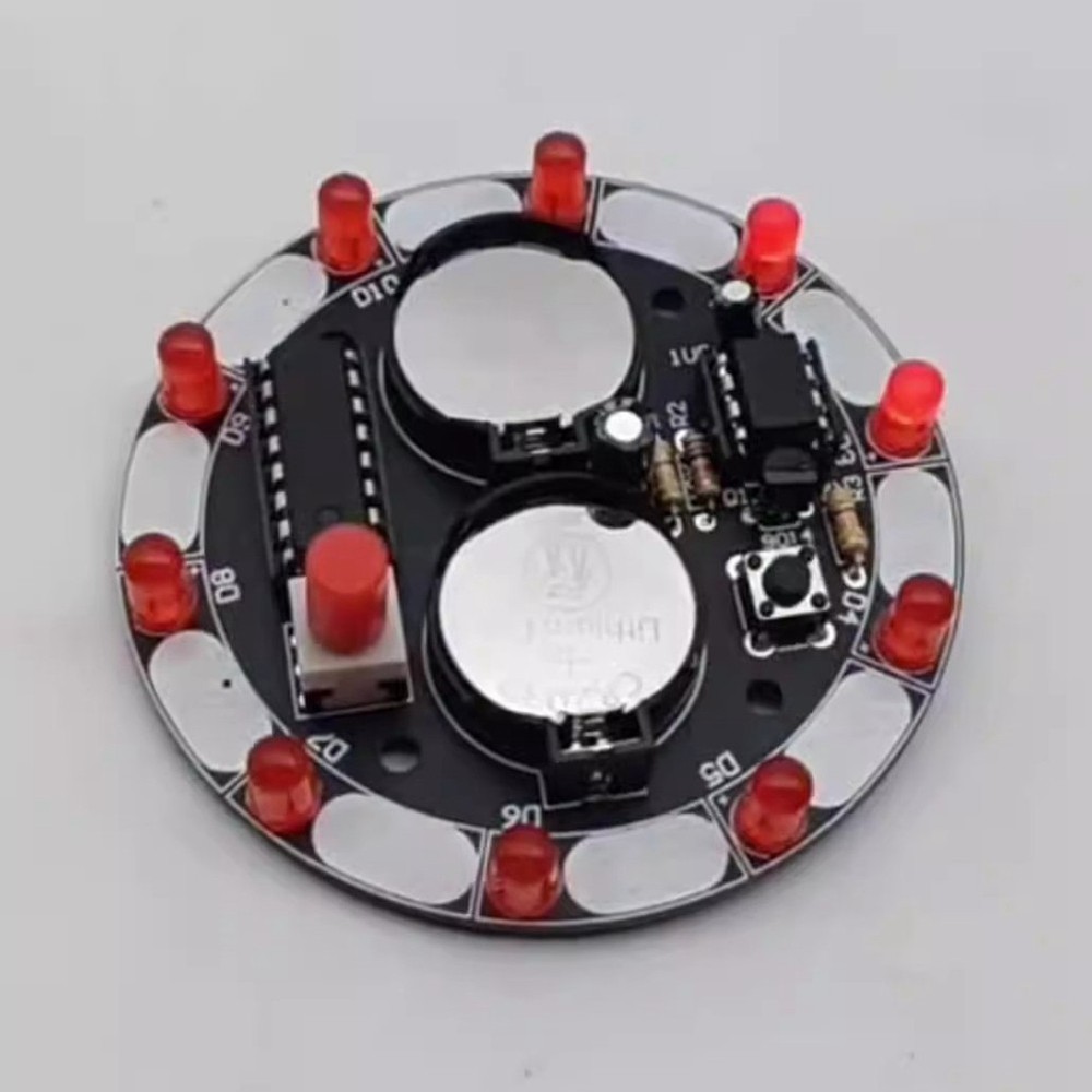 Turntable LED Light DIY Electronic Kit Welding Project Training Module DIY2724