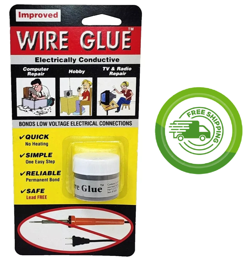 Surehold Electrically Conductive Wire Glue - Low Voltage Connections - SH-455
