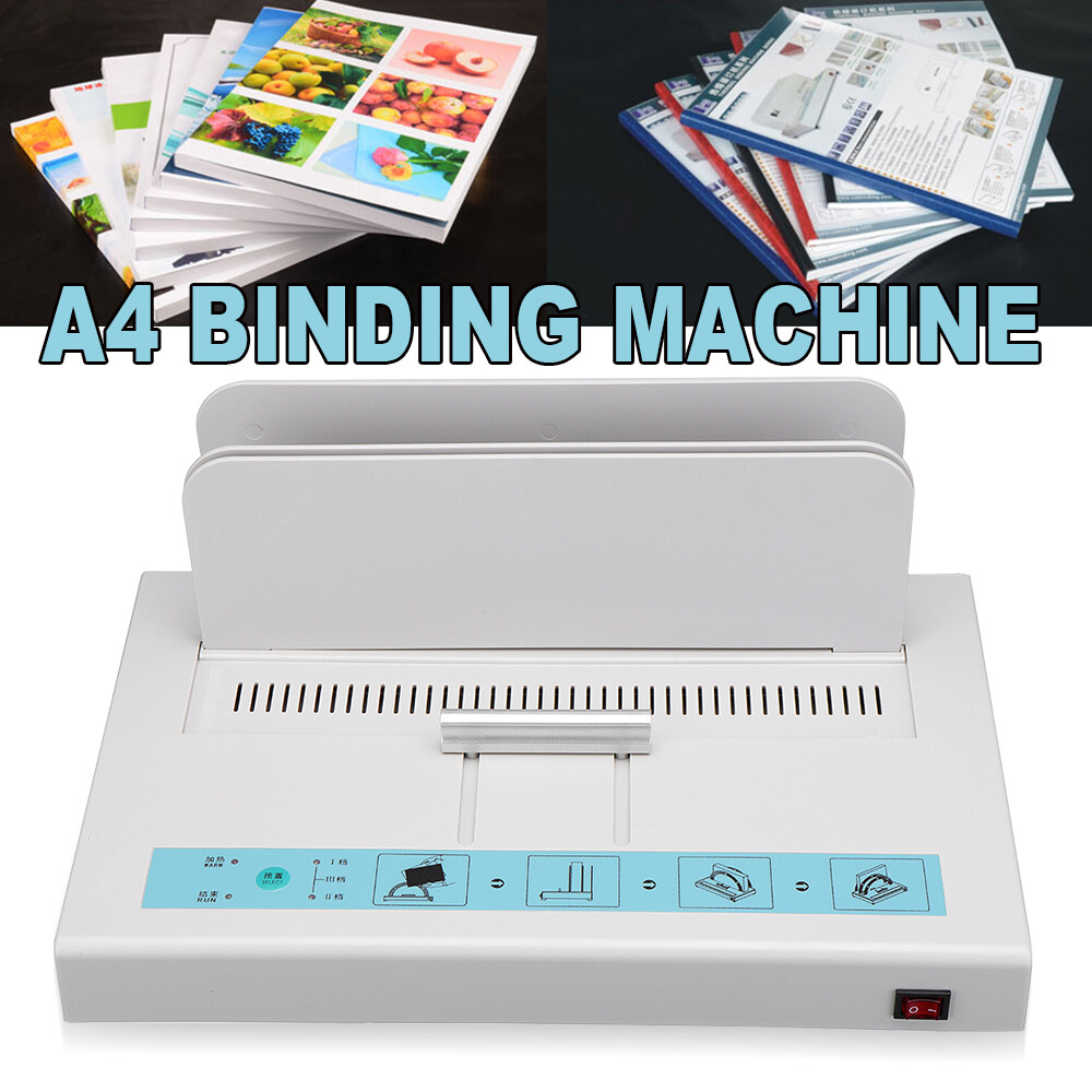 110V Perfect Binding Machine Universal Electric Book Automatic Binder USA