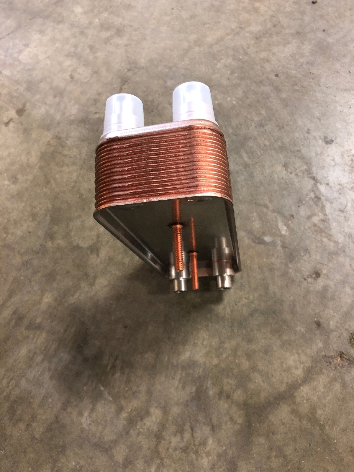 NEW, ALPHA LAVAL, AC10-16, BRAZED PLATE HEAT EXCHANGER, -58 - 347F, R410A. (41C)