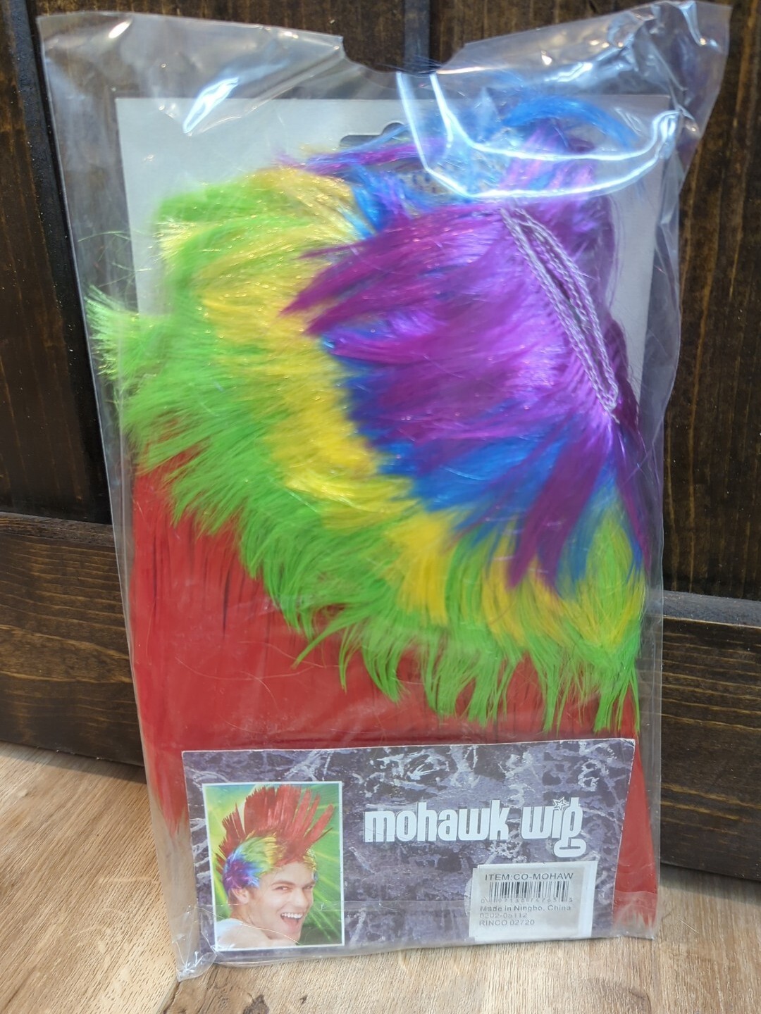 Pride Rainbow Mohawk Wig Groovy Costume Accessory Unisex Halloween Costume