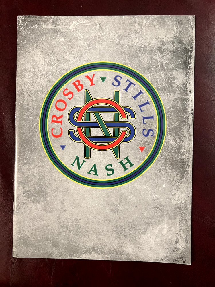 Crosby Stills Nash  2013 Tour Concert Program Book