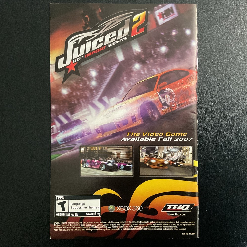 Stuntman Ignition Microsoft Xbox 360 Instruction Manual Only