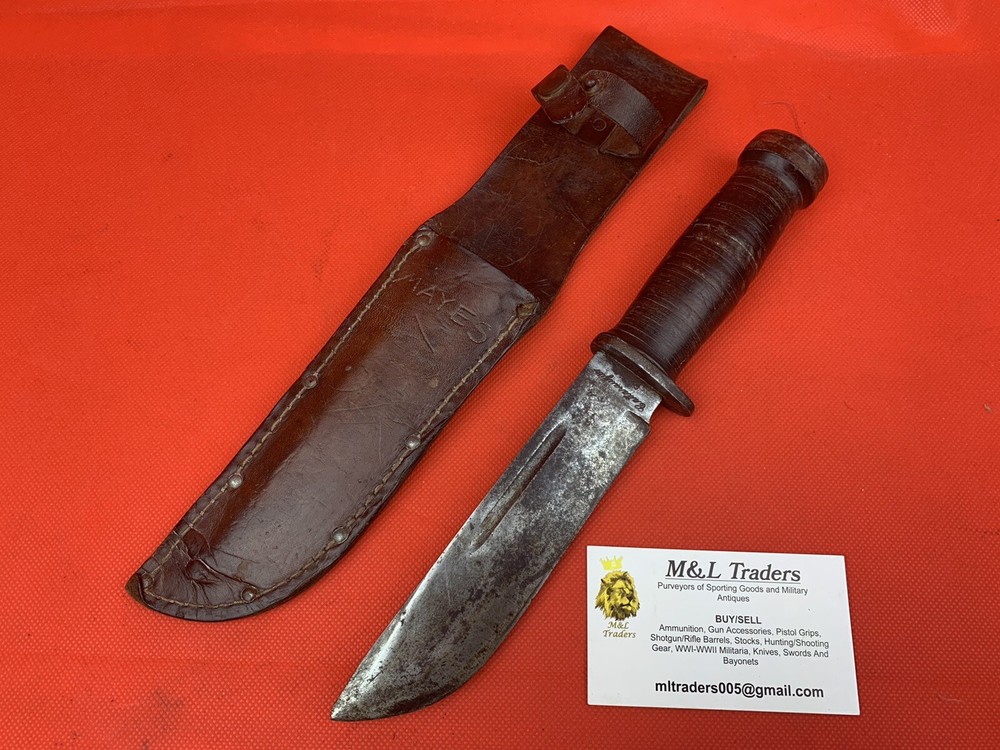 Original WW2 Cattaraugus 225Q Commando Knife PUBLISHED Fighting Knife