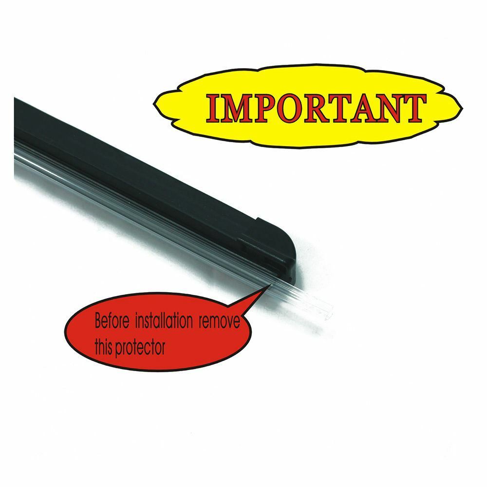 26" & 16" Windshield Wiper Blades Premium OEM Quality J-Hook Blades Bracketless