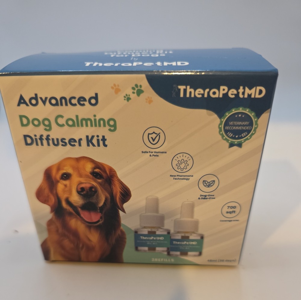 TheraPet MD Advanced Dog Calming Diffuser Kit refill Open box