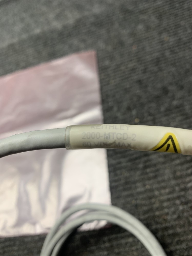 Used Keithley Cable Model 2000-MTCD-2 60 VDC MAX 6FT LENGTH