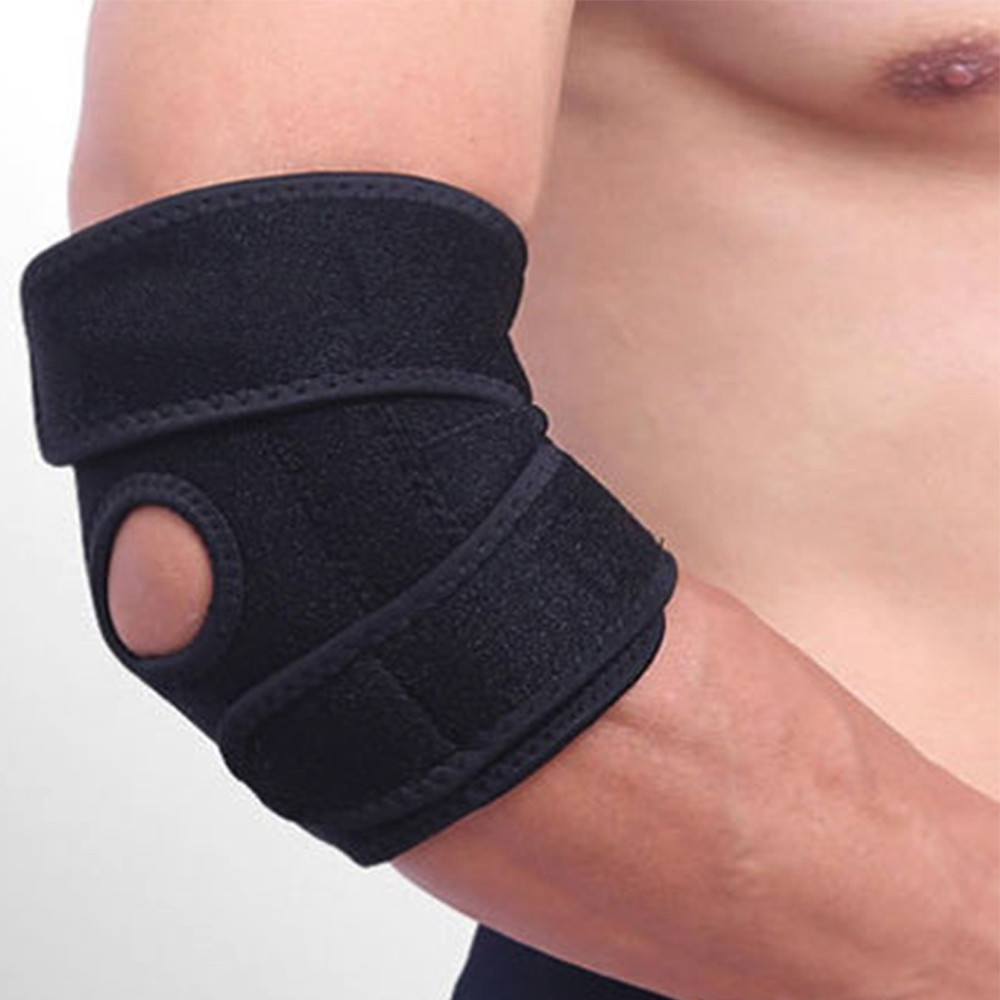 Adjustable Elbow Support Strap Padded Brace Tennis Compression Tendonitis Relief